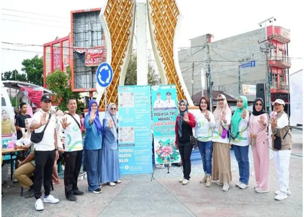 Pemkab Labuhanbatu Gelar Car Free Day, Warga Antusias Ikuti Senam dan Layanan Publik