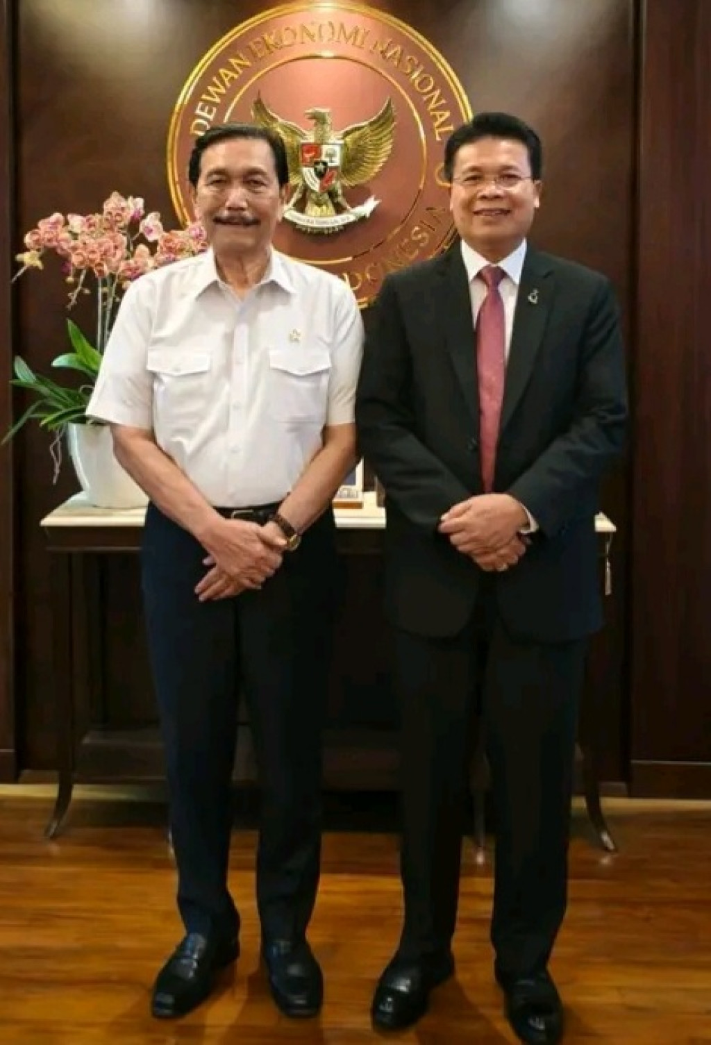 Pertemuan Pucuk Pimpinan HKBP dan Ketua Dewan Ekonomi Nasional, Pentingnya Kekompakan Halak Kita Dalam Hidup Berbangsa dan Bernegara