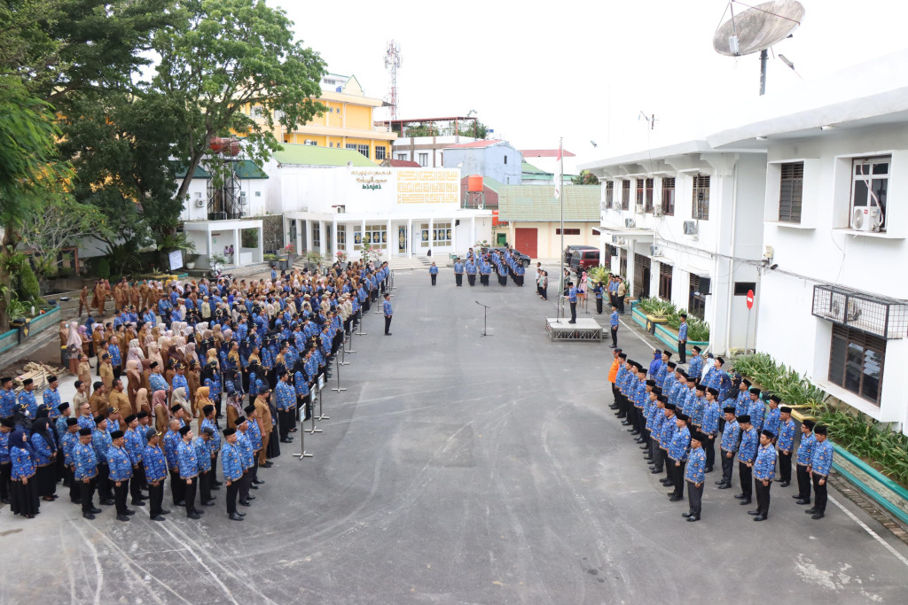 Pimpin Apel Gabungan, Wakil Wali Kota Tegaskan Penguatan Layanan Sosial di Kota Binjai