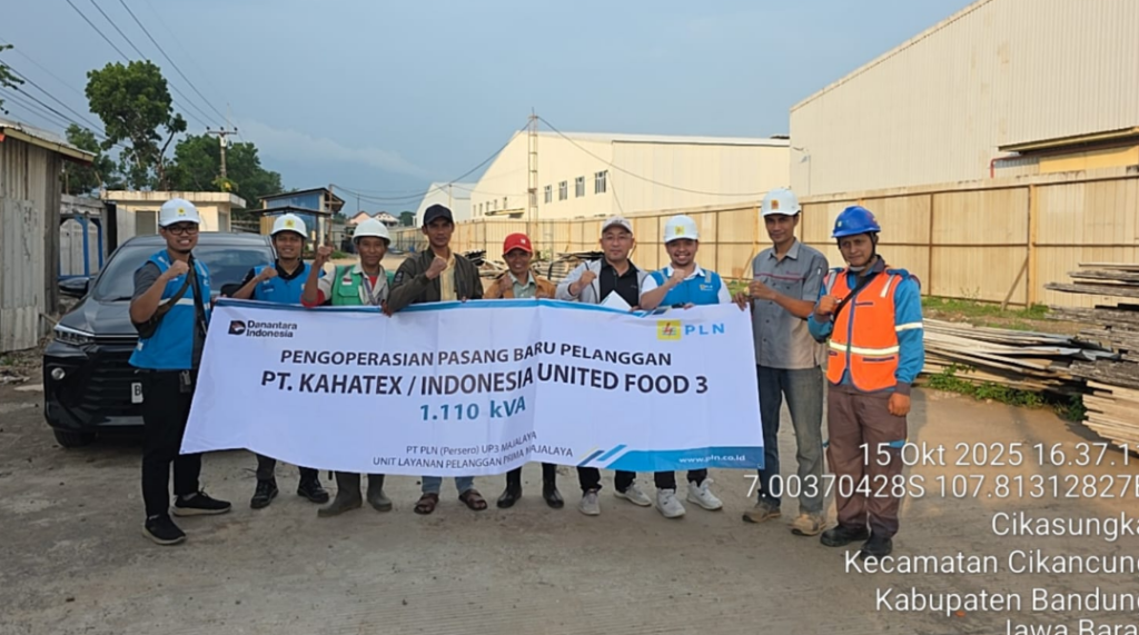 PLN ULP Prima Majalaya Sukses Sambung Daya 1.110 kVA untuk Industri Makanan PT Indonesia Unite Food 3