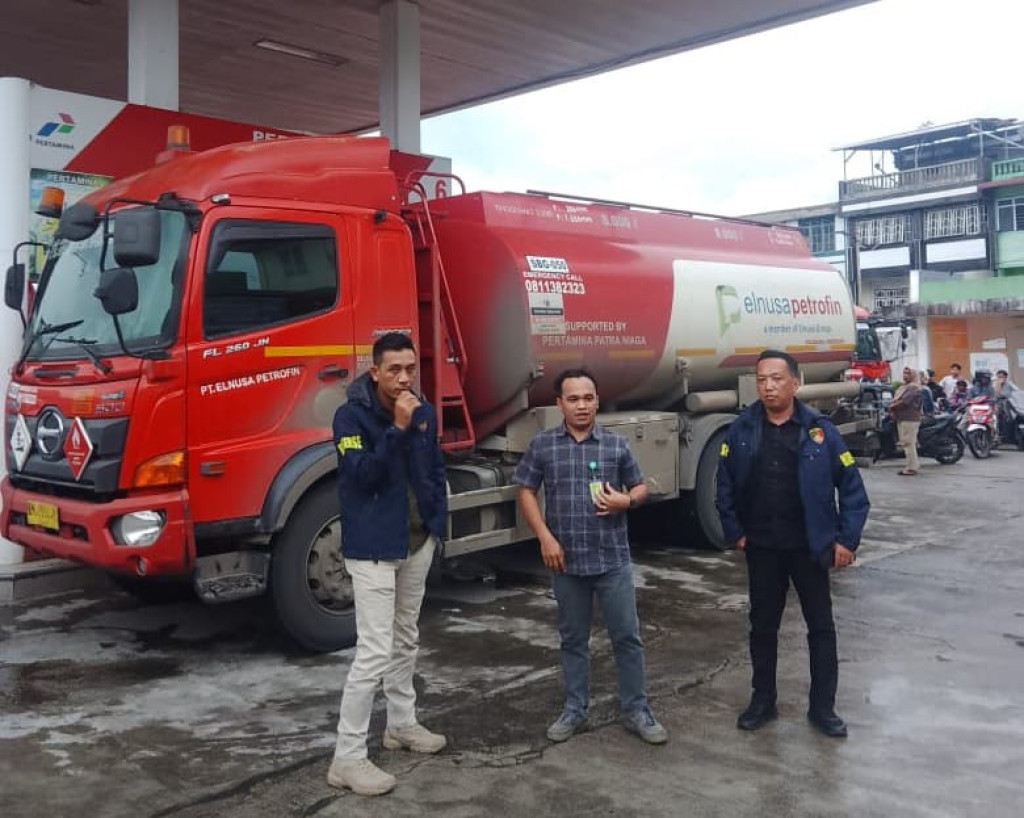 Polres Padangsidimpuan Periksa Stok BBM di SPBU, Pasokan Dipastikan Tiba Besok