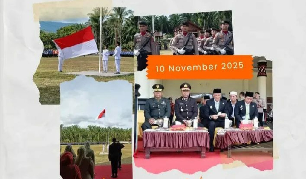 Polres Palas Ikuti Upacara Peringatan Hari Pahlawan 10 November 2025 Ke-80
