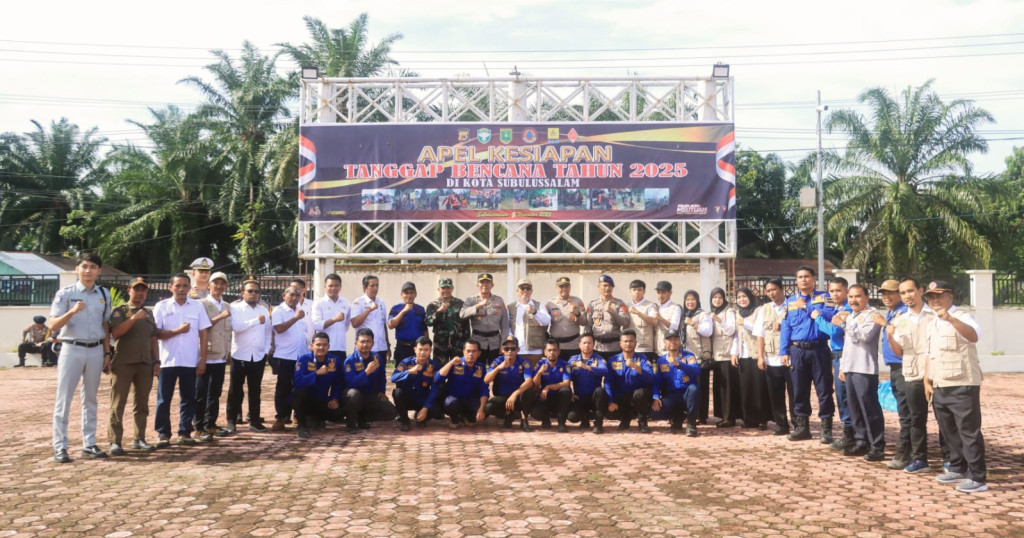 Polres Subulussalam Gelar Apel Kesiapan Tanggap Darurat Bencana Tahun 2025