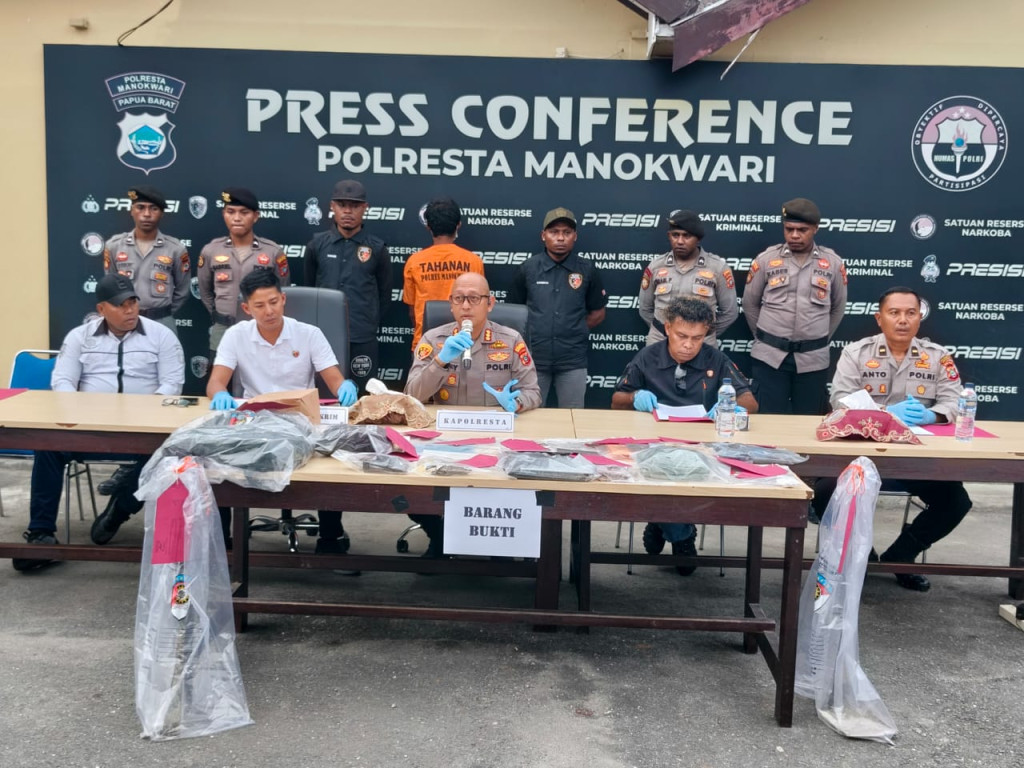 Polresta Manokwari Ungkap Kasus Pembunuhan Sadis di Reremi Puncak Manokwari