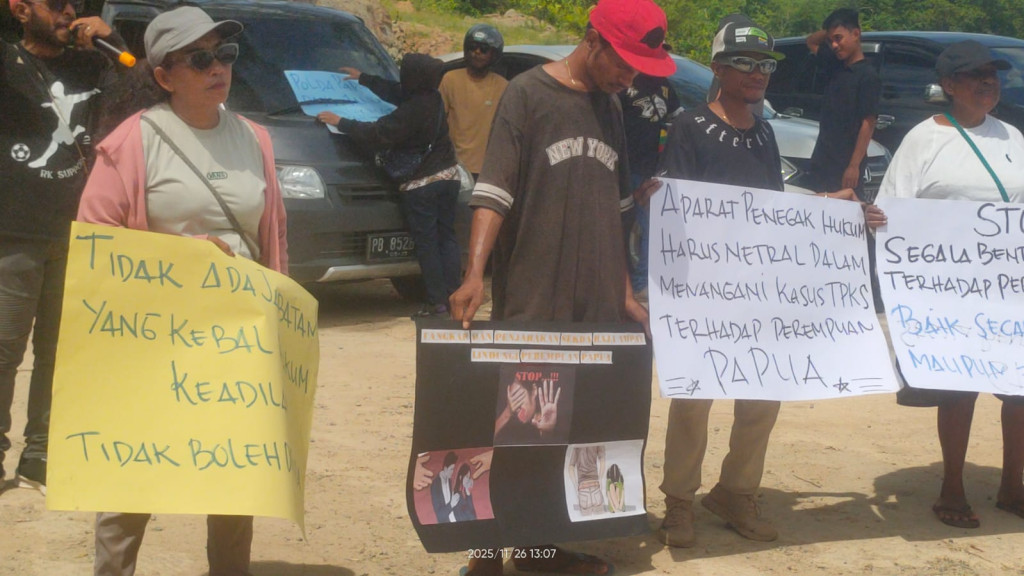 Puluhan Aktivis Perempuan Tuntut Penanganan Hukum atas Dugaan Kekerasan Seksual yang Melibatkan Oknum Pejabat Pemkab Raja Ampat