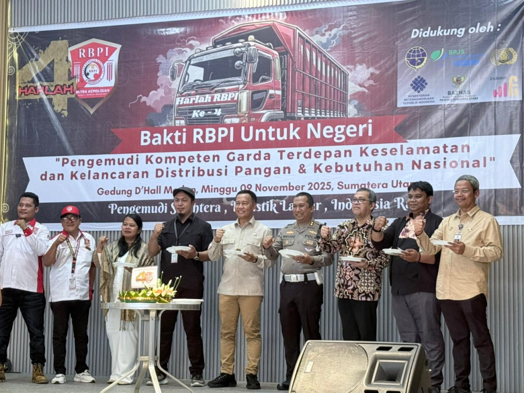 RBPI Sumut Rayakan Harlah ke-4 Dorong Terwujudnya UU Perlindungan Pengemudi