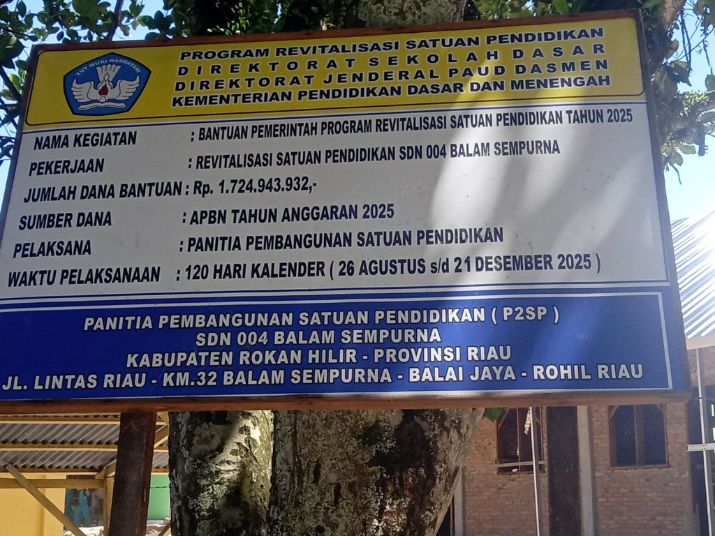 Revitalisasi SD–SMP di Rokan Hilir Jadi Sorotan Publik, Diduga Ada Kejanggalan Serupa di Sejumlah Proyek Sekolah