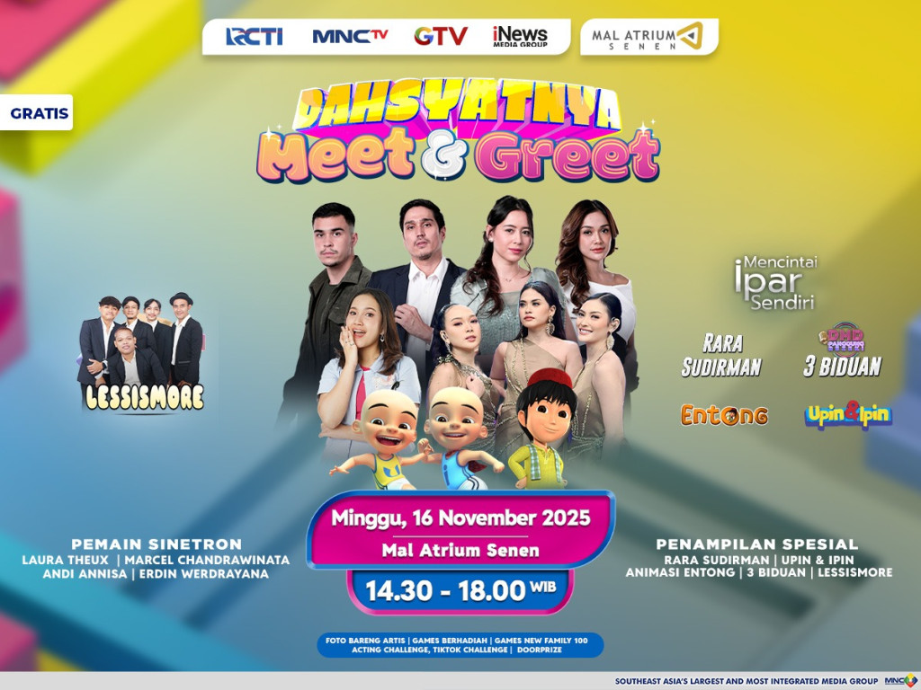 Siap-Siap Ketemuan Sama Pemain Sinetron Terbaru RCTI, Mencintai Ipar Sendiri Dalam Dahsyatnya Meet and Greet