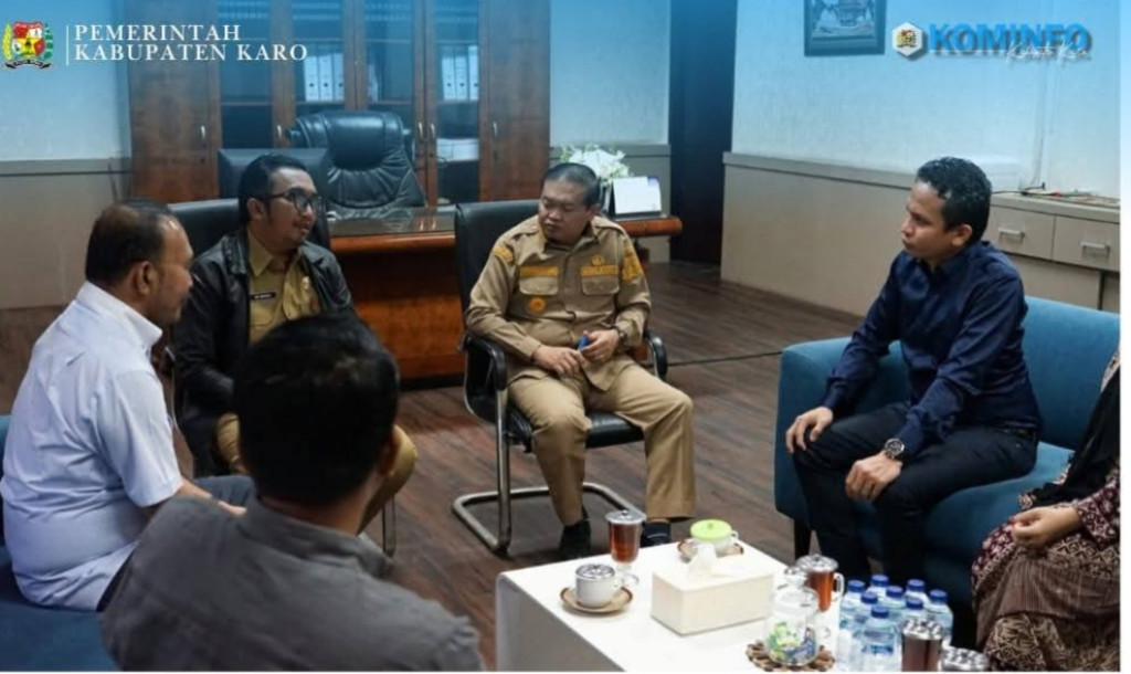 Terima Audiensi Perwakilan  Universitas Quality, Wabup Karo Bahas Tentang Pendidikan dan Pertanian di Tanah Karo
