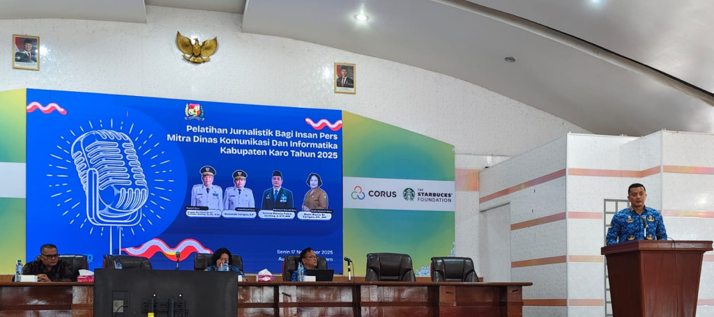 Tingkatkan Pengetahuan dan Wawasan, Pemkab Karo Adakan Pelatihan Jurnalis,Media Mitra Dari Dinas Kominfo