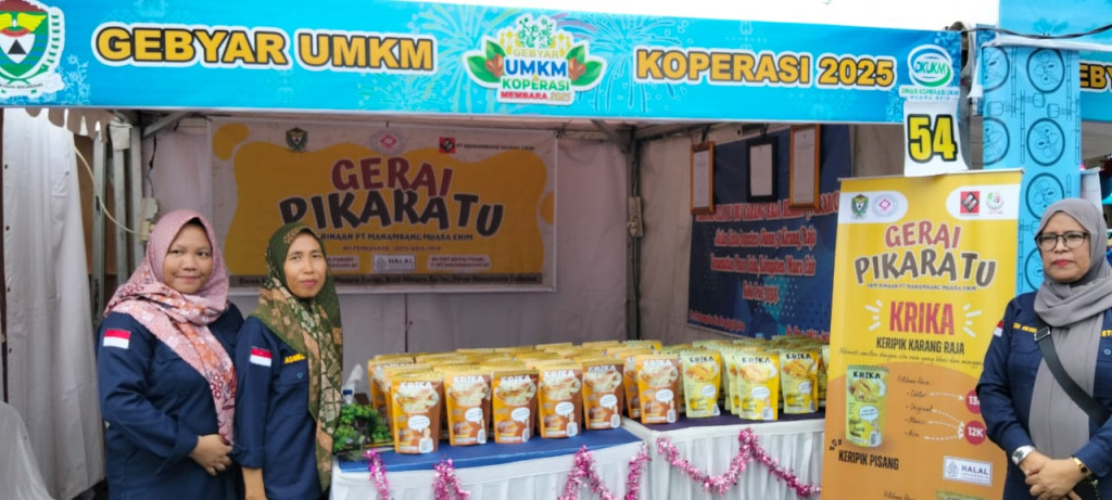UMKM PIKA RATU Jadi Pusat Perhatian di Bazar MEMBARA, Berkat Pembinaan CSR PT MME