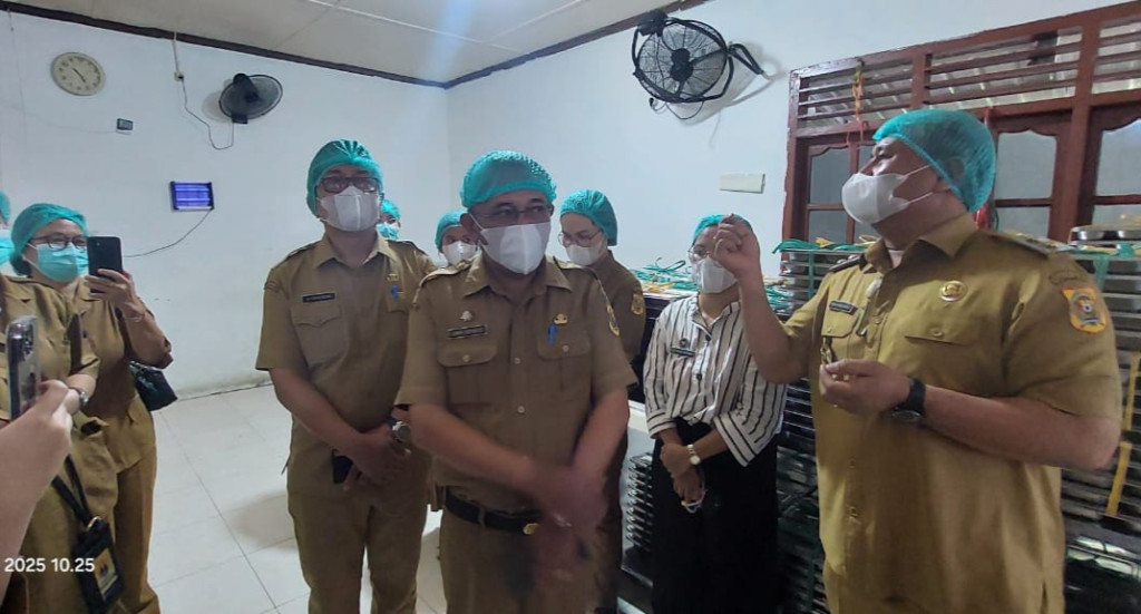 Viral Menu MBG Berulat, Wabup Dairi Sidak Dapur SPPG