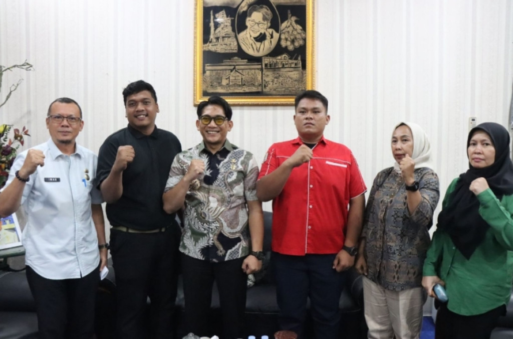 Wakil Walikota Binjai terima audiensi Paskibra Pelajar Paskobin