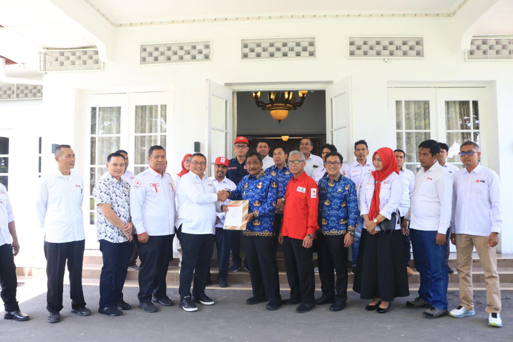 Walikota Binjai Terima Audiensi Pengurus Palang Merah Indonesia , Ucapkan Selamat atas terbentuknya Kepengurusan yang baru