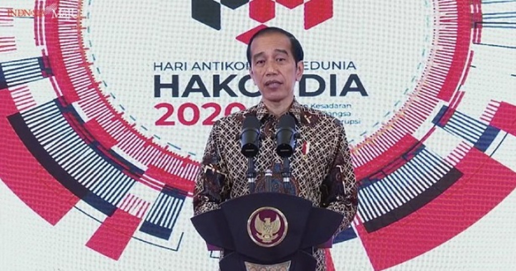 Jokowi: Indeks Persepsi Korupsi Indonesia Ranking 102 dari 180 Negara