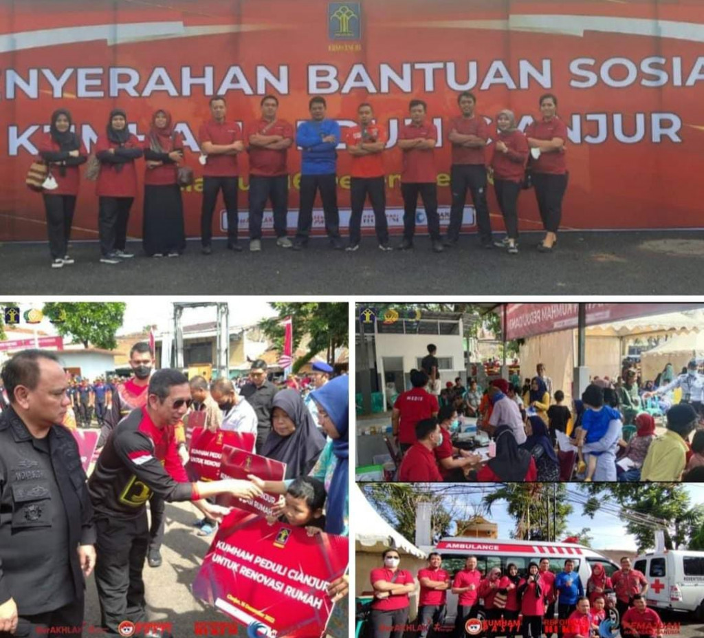 Didampingi Sekjen Kemenkumham, Pegawai RSU Pengayoman Ikuti Kumham Peduli Cianjur
