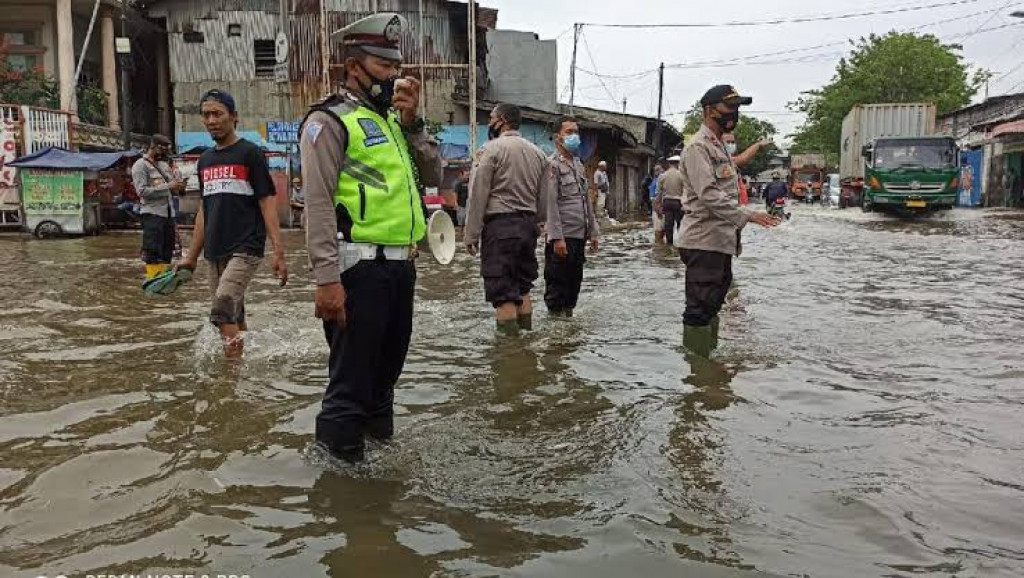 Sejumlah Wilayah di Sunda Kelapa Terendam Banjir Rob