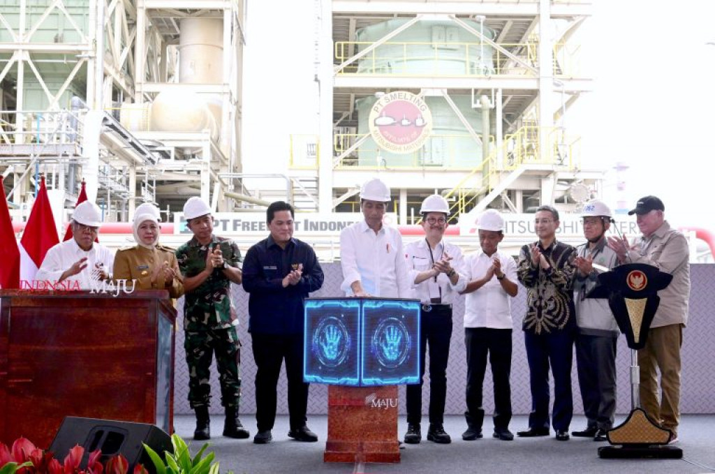 Resmikan Ekspansi PT Smelting, Jokowi Tekankan Nilai Tambah Untuk ...