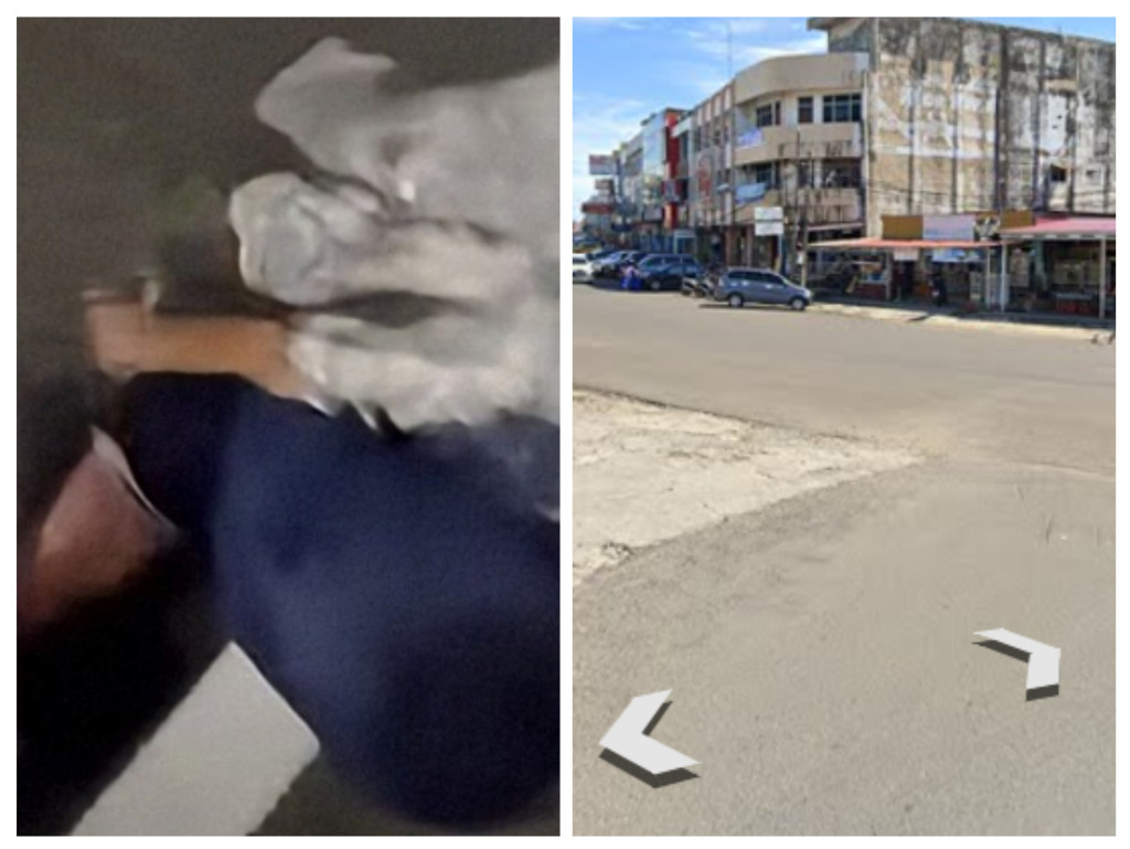 Gadis Alami Kecelakaan Akibat Jalan Berlubang di Depan Masjid Jamik, Warga Minta Pemerintah Bertindak