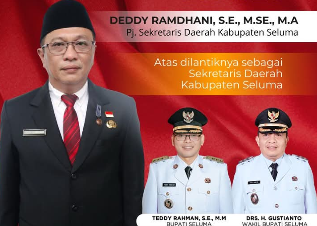 Teddy Rahman Lantik Sekda, Ini Pesan Beliau