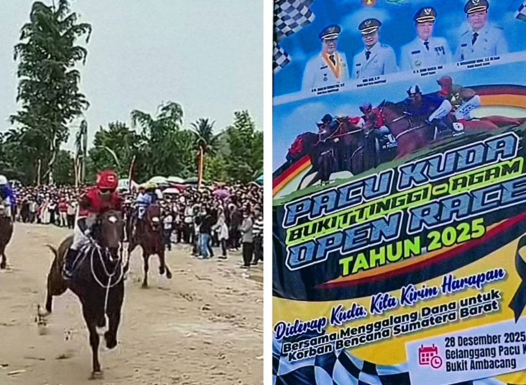 Alek Nagari Pacu Kuda Bukittinggi–Agam 2025, Tradisi Hidupkan Budaya Sekaligus Galang Dana Kemanusiaan