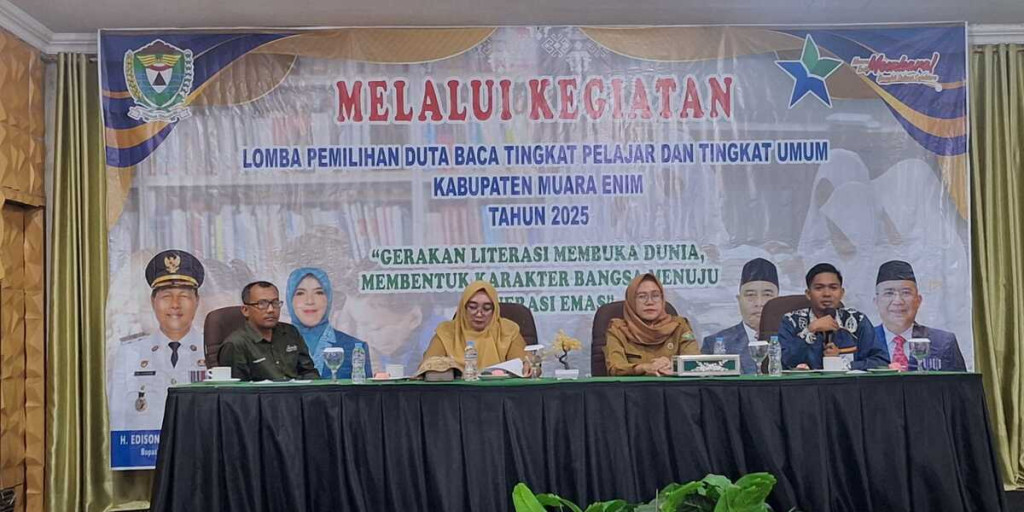 54 Peserta Ikuti Seleksi Duta Baca Muara Enim 2025
