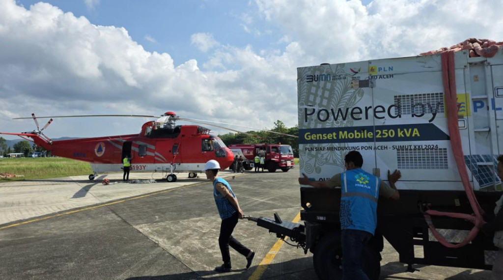 Akses Darat Terputus, PLN Gunakan Helikopter untuk Suplai Listrik Darurat ke RSUD Takengon
