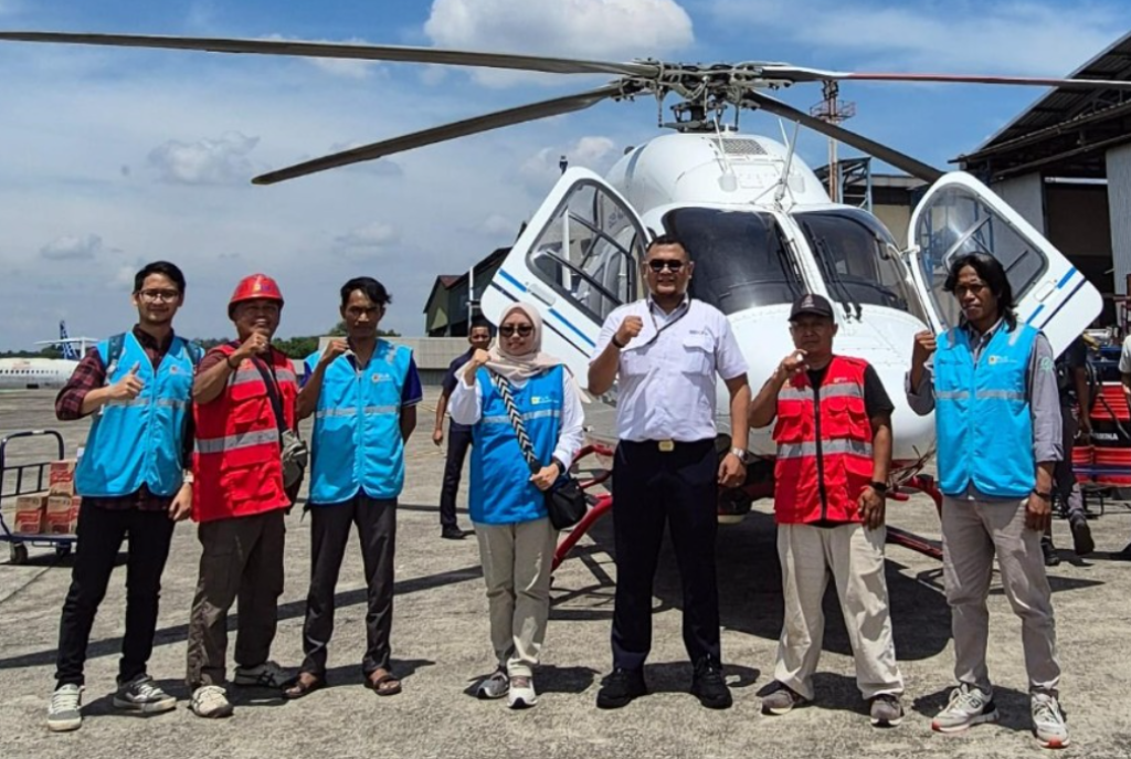 Akses Terputus Total, PLN NP Terbangkan Helikopter Demi Selamatkan Pembangkit di Aceh–Sumut