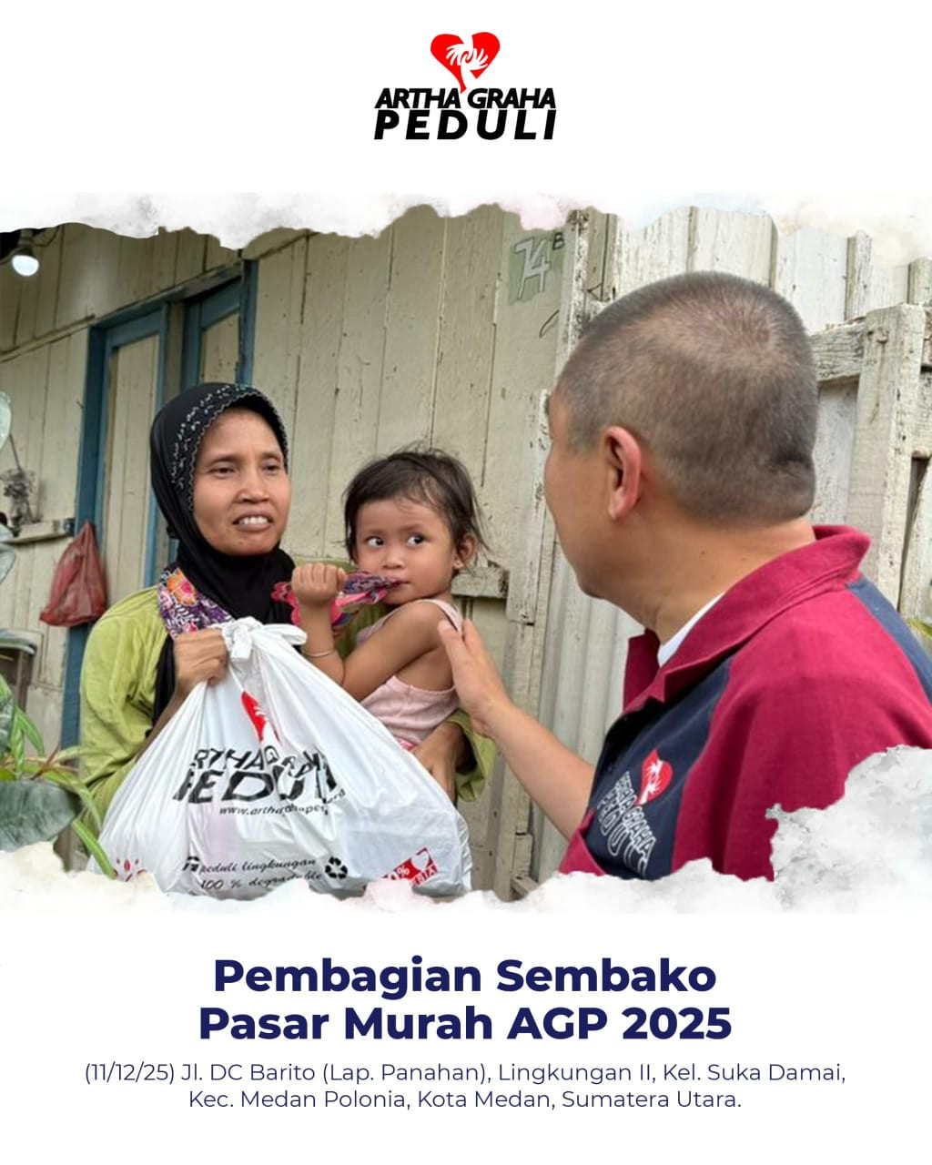 Artha Graha Kembali Adakan Pasar Murah Berkolaborasi Dengan PT Barumun Agro Sentosa (PT BAS)