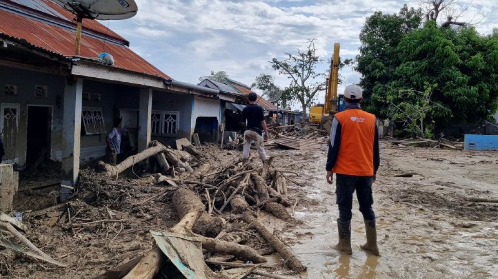 BPBD Sulteng Catat Fasilitas Umum Sojol Donggala Rusak Akibat Banjir Longsor