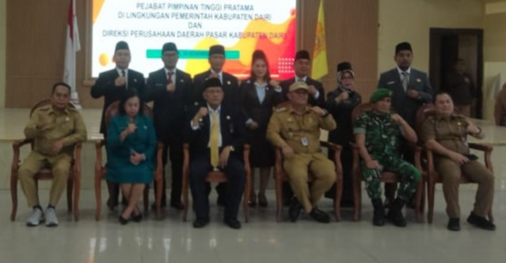 Bupati Dairi Lantik 7 Pejabat Eselon II