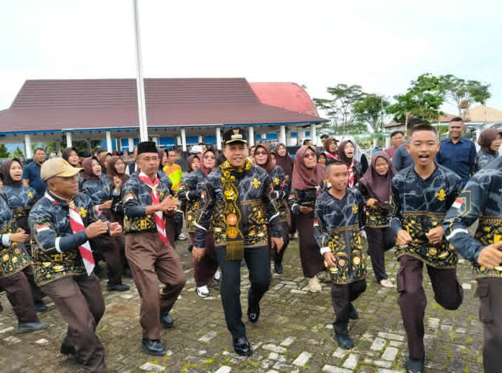 Bupati Lepas Rombongan Kontingen Lebong Menuju Jambore 2025