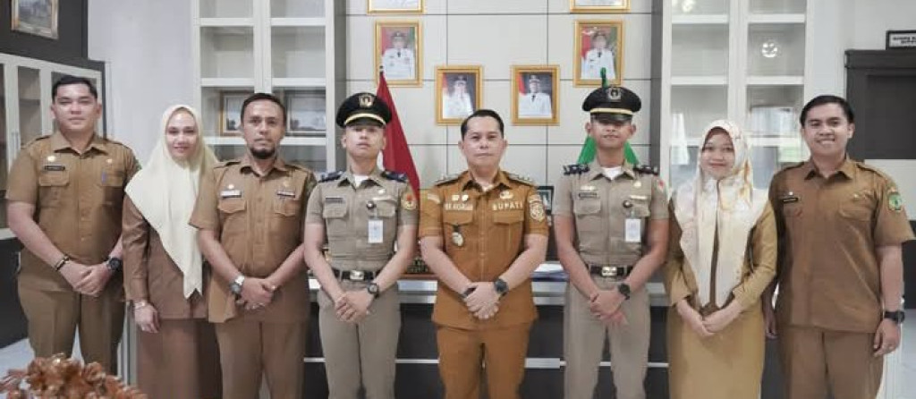 Bupati Palas Menerima Kunjungan Siswa-Siswi Institut Pemerintahan Dalam Negeri (IPDN).