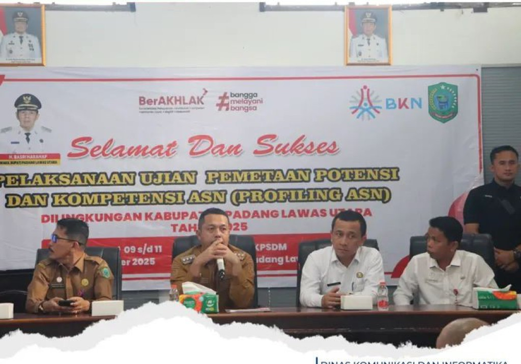 Bupati Paluta Resmi Buka Ujian Pemetaan Potensi dan Kompetensi ASN.
