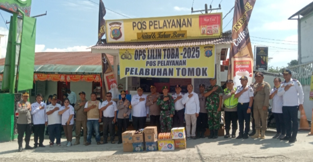 Bupati Samosir Monitoring Kesiapan Pos PAM OPS Lilin Toba 2025 Jelang Perayaan Natal dan Tahun Baru 2026.