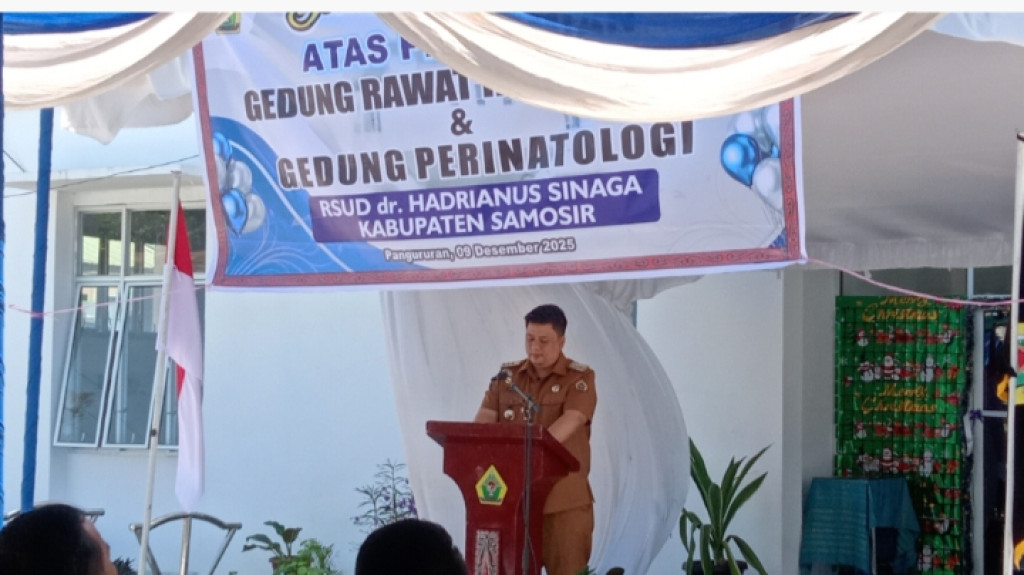 Bupati Samosir Resmikan Gedung Rawat inap Anyelir dan Gedung Perinatologi Bantuan dari Kemenkes RI