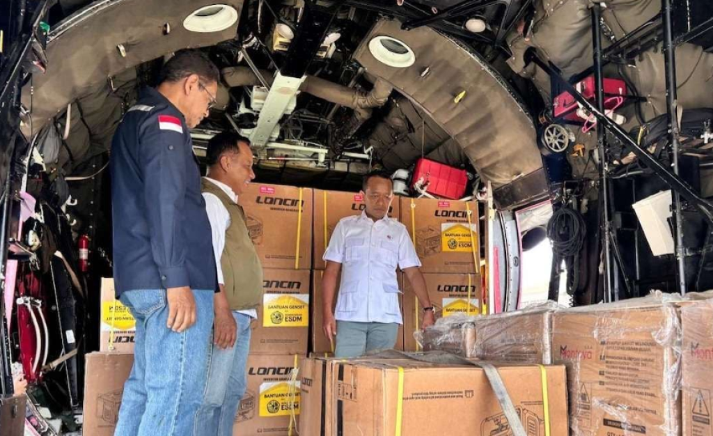 Dari Udara Meluncur ke Desa, 1.000 Genset Jadi Solusi Listrik Sementara di Aceh