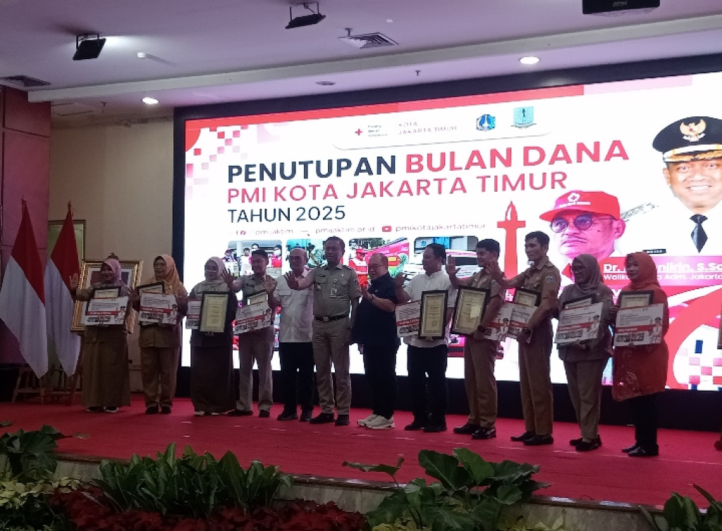Diapresiasi Walikota, Penggalangan Bulan Dana PMI Jakarta Timur Tahun 2025 Capai Rp12,2 Miliar