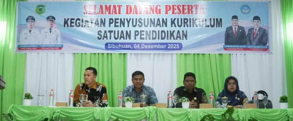Dinas Pendidikan Kabupaten Palas Selenggarakan Kegiatan Penyusunan Kurikulum Untuk Kepala Sekolah.