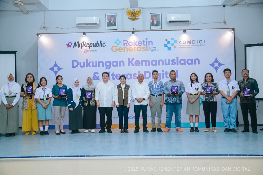 Dukung Pemulihan Pendidikan, Kemkomdigi Berikan Akses Internet Gratis ke Sekolah di Sumut