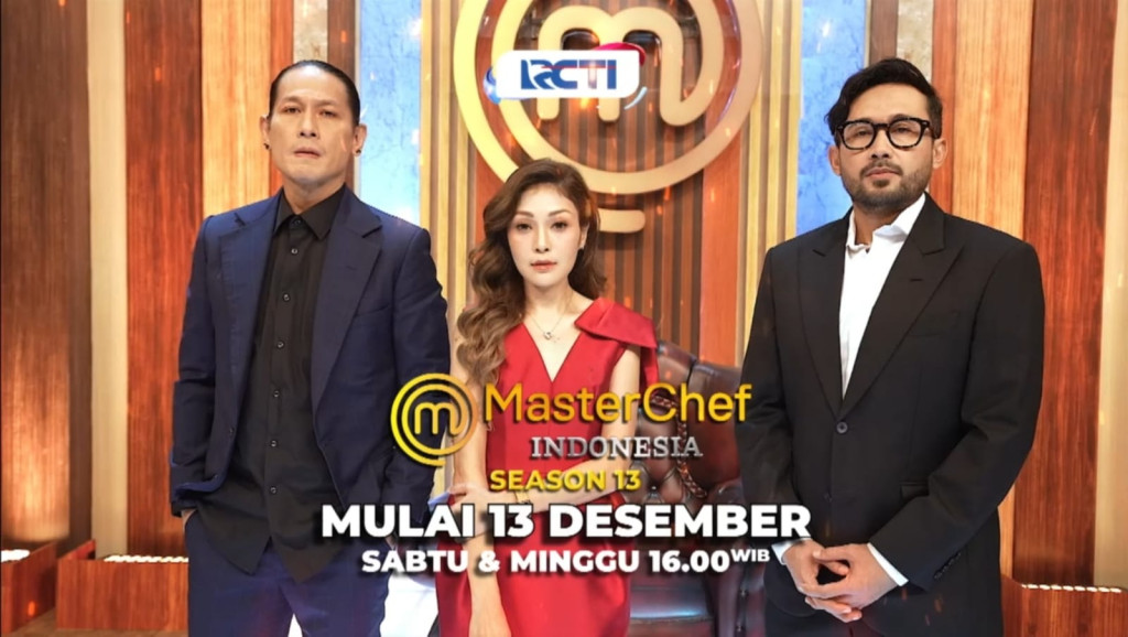 Formasi Baru! Chef Juna Ditemani Dua Juri Profesional di MasterChef Indonesia Season 13