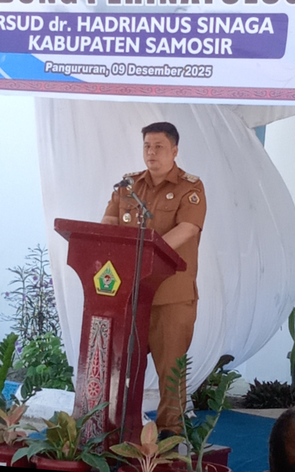 Gedung Rawat Inap Anyelir RSUD Hadrianus Sinaga  Gedung Pertama Milik Pemkab Samosir Yang Memiliki Fasilitas lift