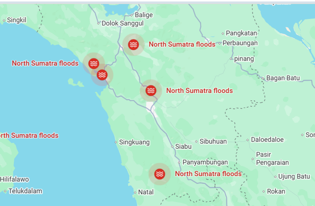Google Tampilkan Peringatan Darurat Banjir Sumatera, Publik Bisa Pantau Lewat Flood Alerts
