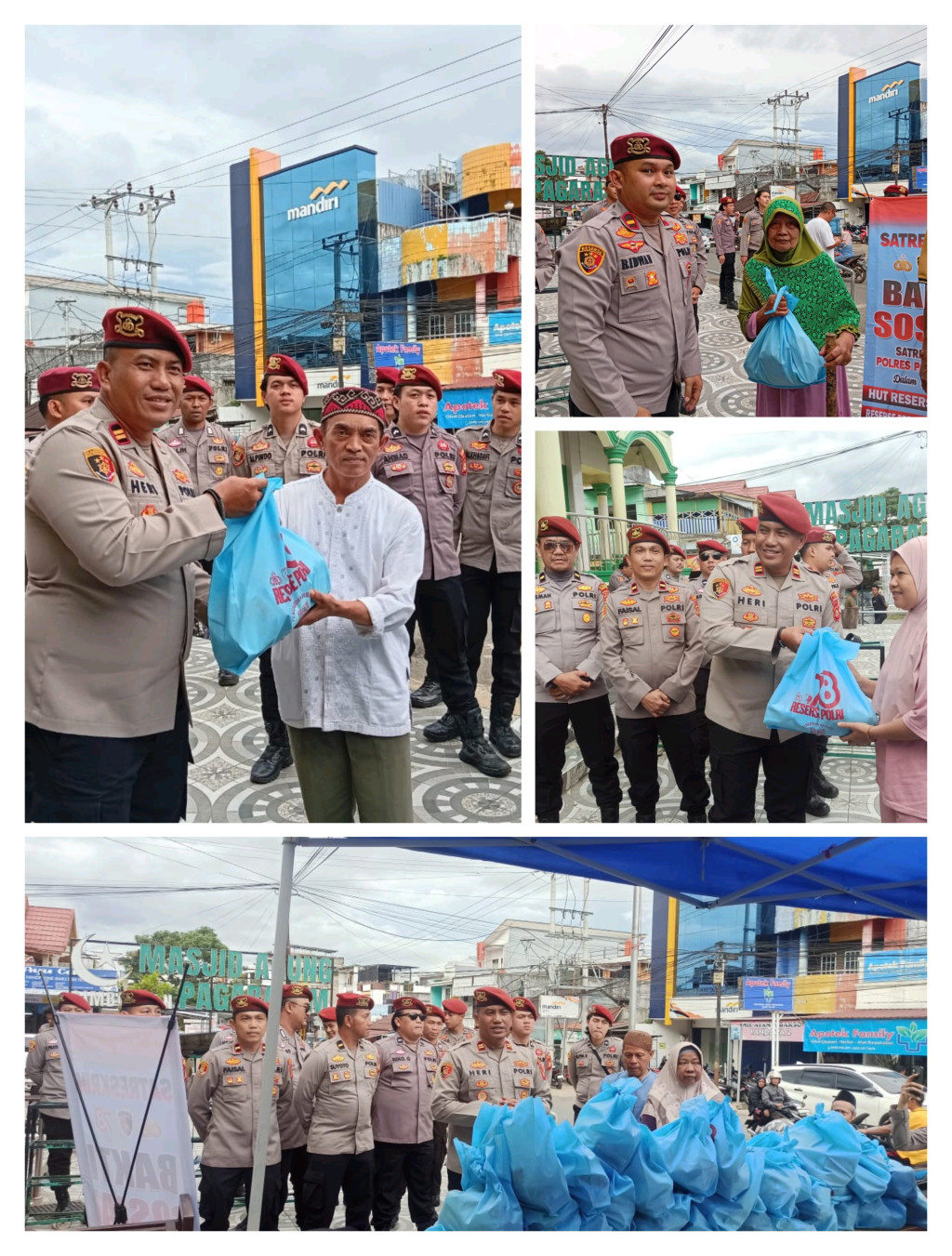 HUT ke-78 Reserse Polri, Satreskrim Polres Pagar Alam Tebar Kepedulian Lewat Bakti Sosial