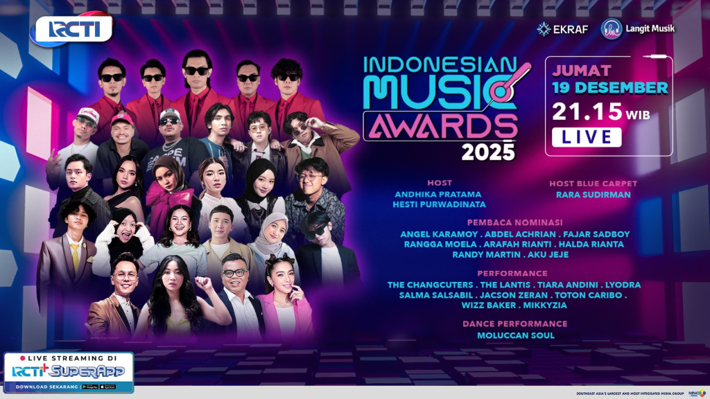 Indonesian Music Awards 2025 Kembali Hadir Rayakan Panggung Penuh Performa Spektakuler