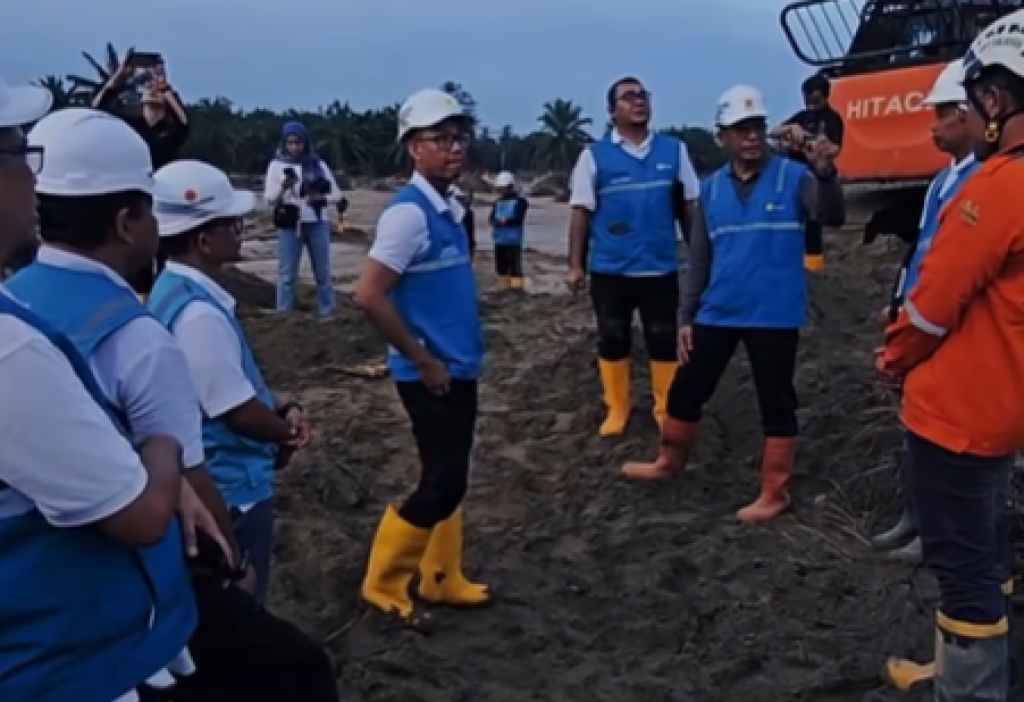 Jalur Langsa–Brandan Terputus, PLN Kerahkan 1.476 Personel dan Modifikasi Crane Jadi Tower Darurat