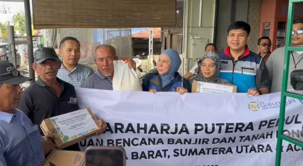 Jasaraharja Putera Bantu Korban Banjir di Sumbar, Sumut dan Aceh