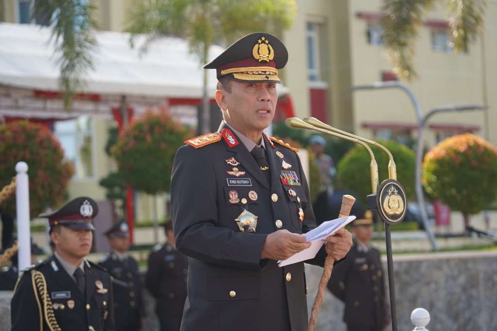 Kapolda Sulteng Bacakan Amanat Presiden Prabowo: Teguhkan Bela Negara Untuk Indonesia Maju