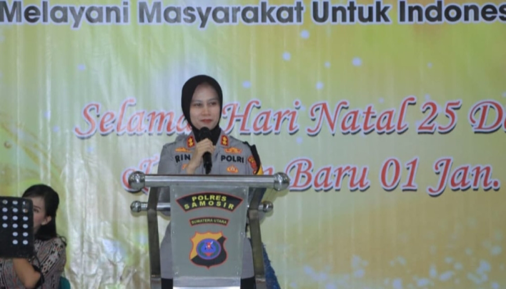 Kapolres Samosir : Banyak Saudara saudara Kita yang Tidak Dapat Merayakan Natal Karena Terdampak Bencana