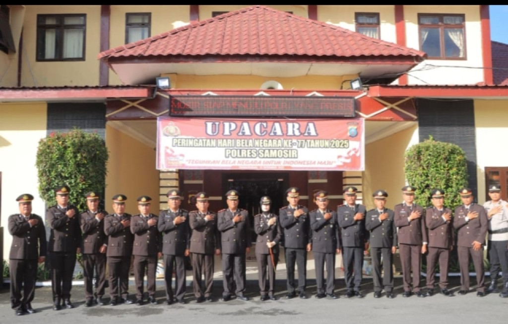 Kapolres Samosir : Bela Negara Harus Diwujudkan dalam Tindakan Nyata